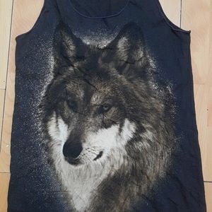 black wolf tank top * 3 for 15
